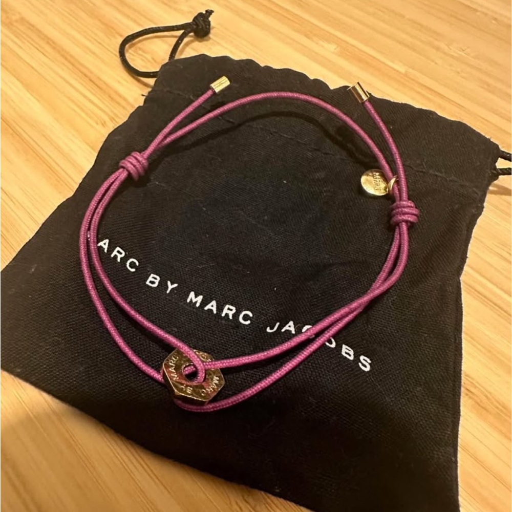 Marc Jacobs Purple Cord Friendship Bracelet